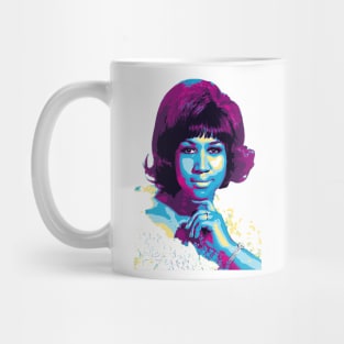 Aretha Franklin Style Retro Mug